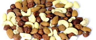 Ядра орехов и семена